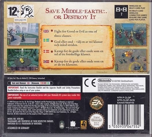 The Lord of the Rings Conquest - Nintendo DS (A Grade) (Genbrug)